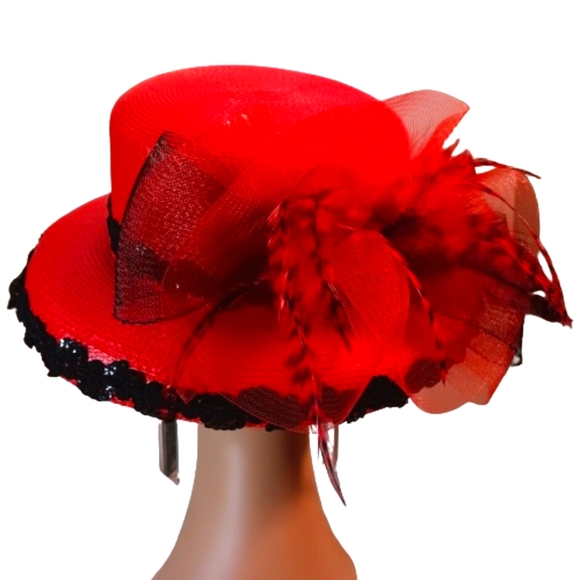 Vintage Festive Church Derby Hat - Picture 12 of 13